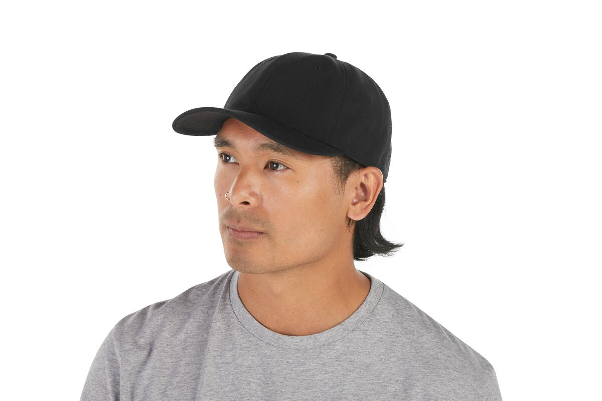 recycled-poly-dad-hat-p0 WebPDP-HAT004002_Recycled_Poly_Dad_Hat_Black_Studio_Harper_Studios_0723_Side__HAT004002OS.jpg