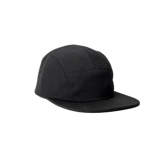 recycled-poly-flat-brim-5-panel-hat-o9 Web_PDP-FlatBrim5PanelHat_Studio_Front_Black.jpg